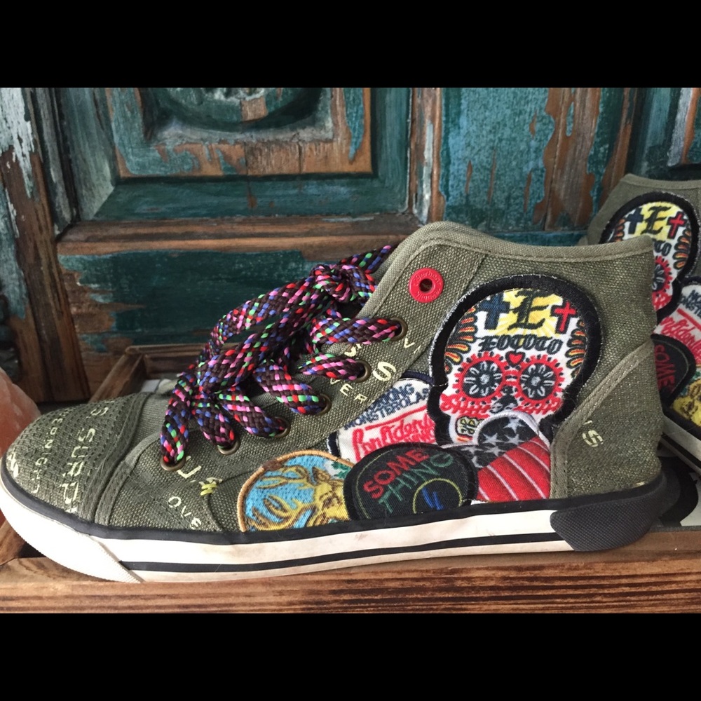 Tigerbear Republik Soapbox High Top Sneakers 8.5